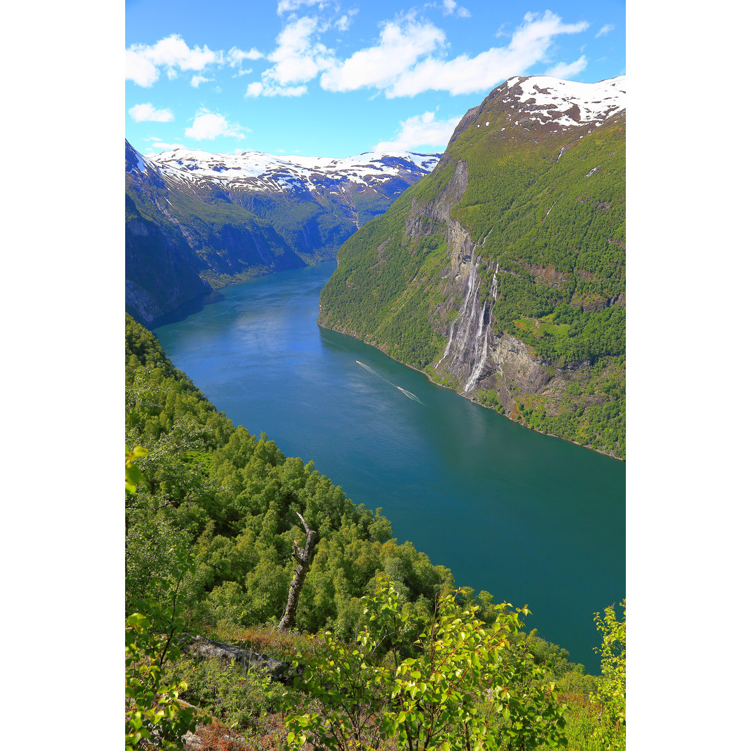 Geirangerfjord von Agustavop - Kunstdrucke auf Leinwand