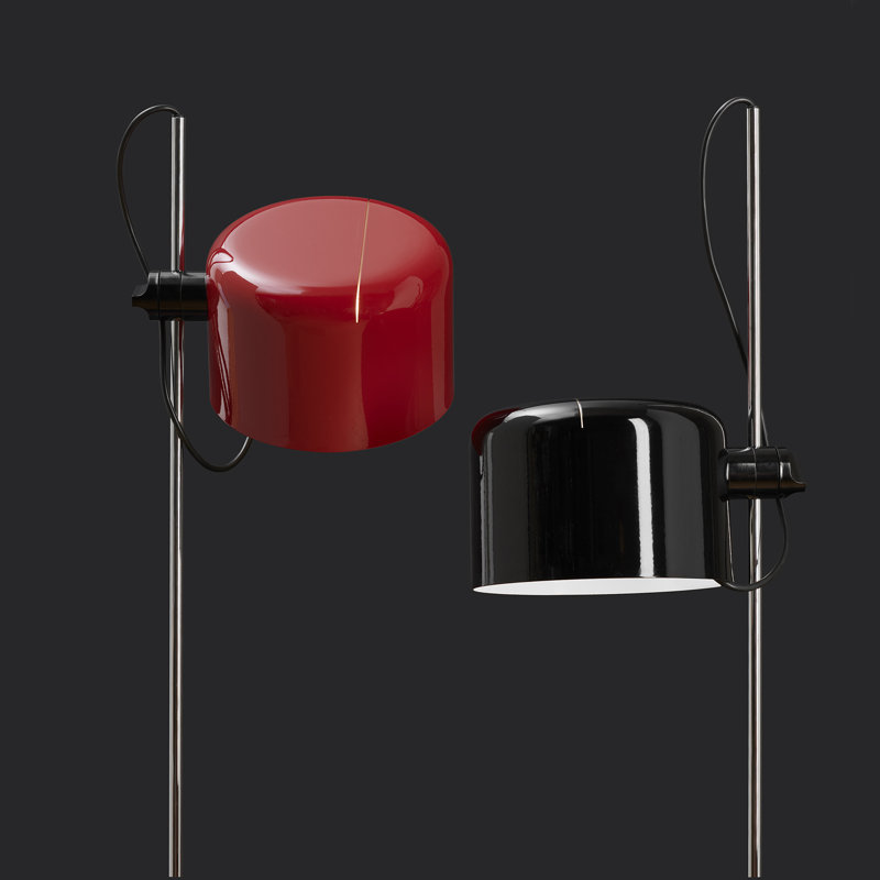 Coupé 55" Floor Lamp, Red
