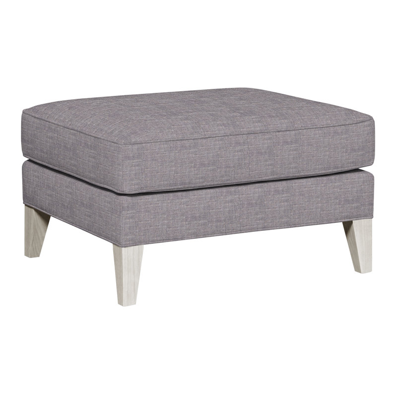 Burlingame Upholstered Ottoman, Casa Blanca, Nomad Slate Crypton® Chenille