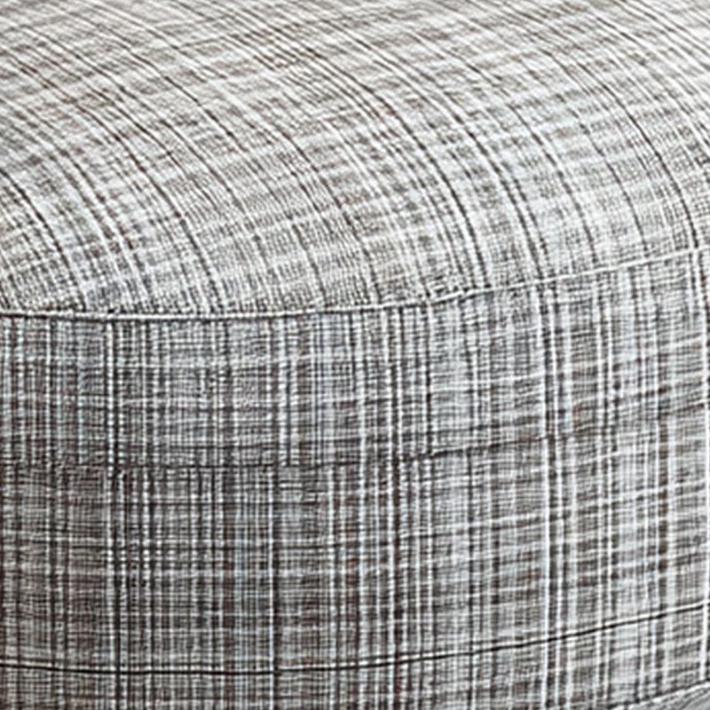 Fauteuil demi-tonneau Fine Plaid