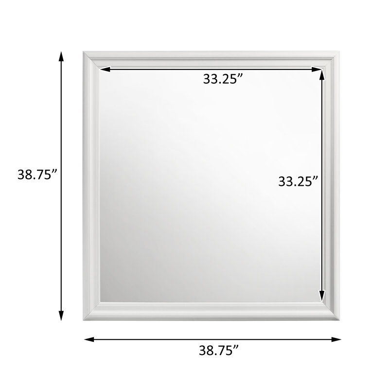 Commode miroir blanc, Blanc