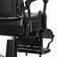 Fauteuil de massage inclinable électrique en cuir