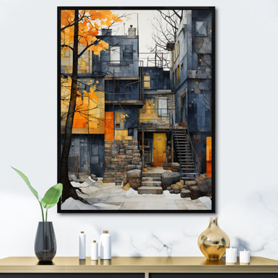 Faska " Cityscape Alleyway Patchwork VII "