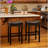 30-inch Backless Brown Leather Counter Stool (Set of 2)