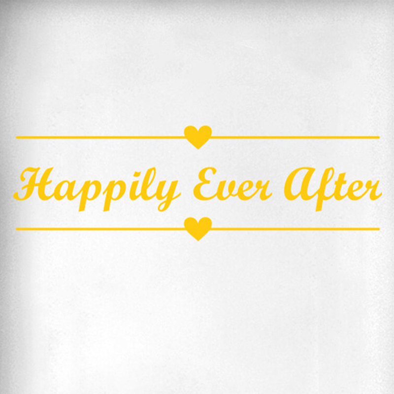 Wall Decal, Dark Yellow