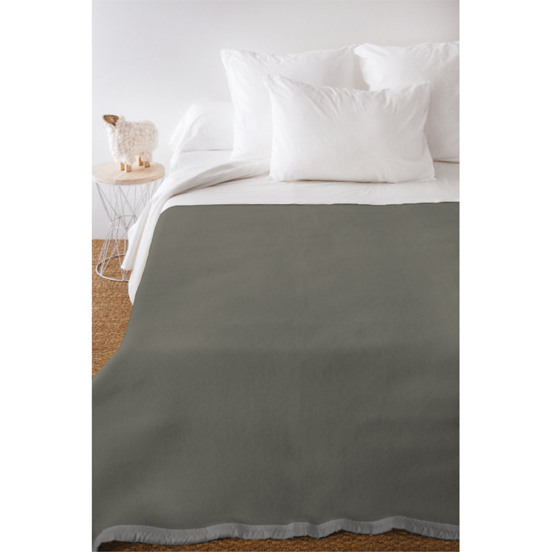 Couverture lourde Napoli, Simple, Gris