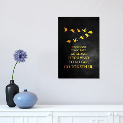 Go Together by Adrian Baldovino - Wrapped Canvas Print