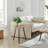 Jocqua Raised Lip End Table with Hairpin Legs