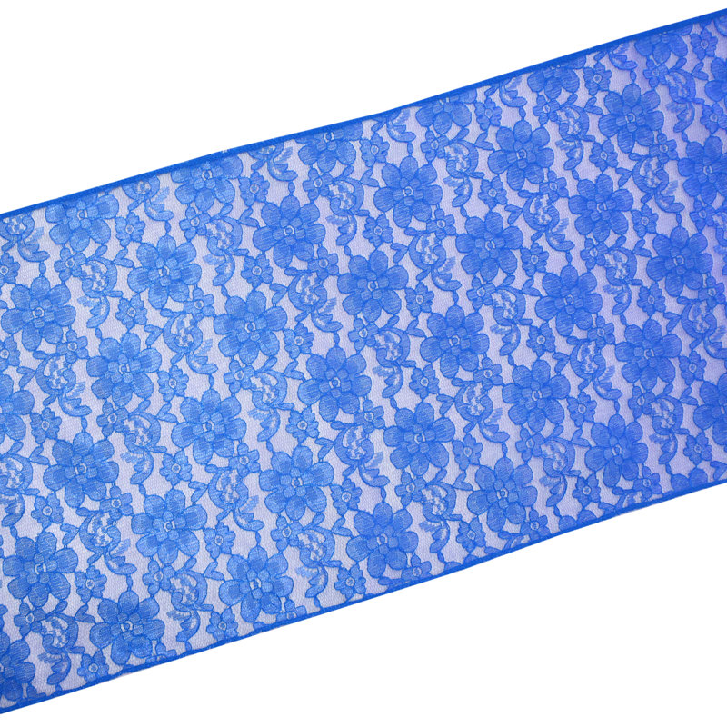 Chemin de table Bagdonas, Bleu royal, L 12 po x L 144 po