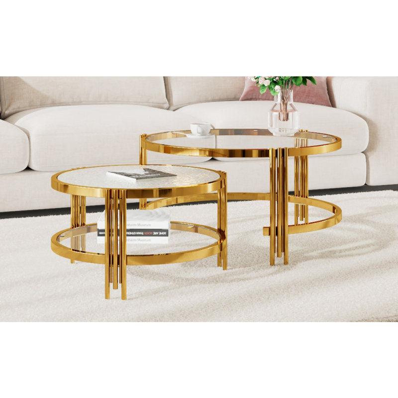 Ensemble de tables basses 2 pièces Modern