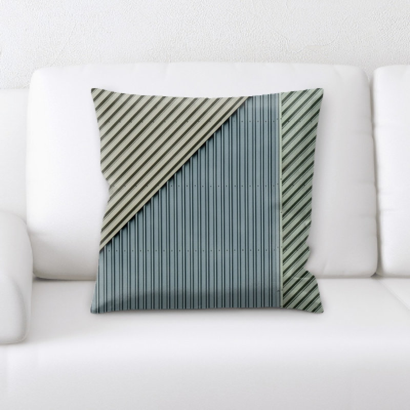 Wall Microsuede Reversible Throw Pillow