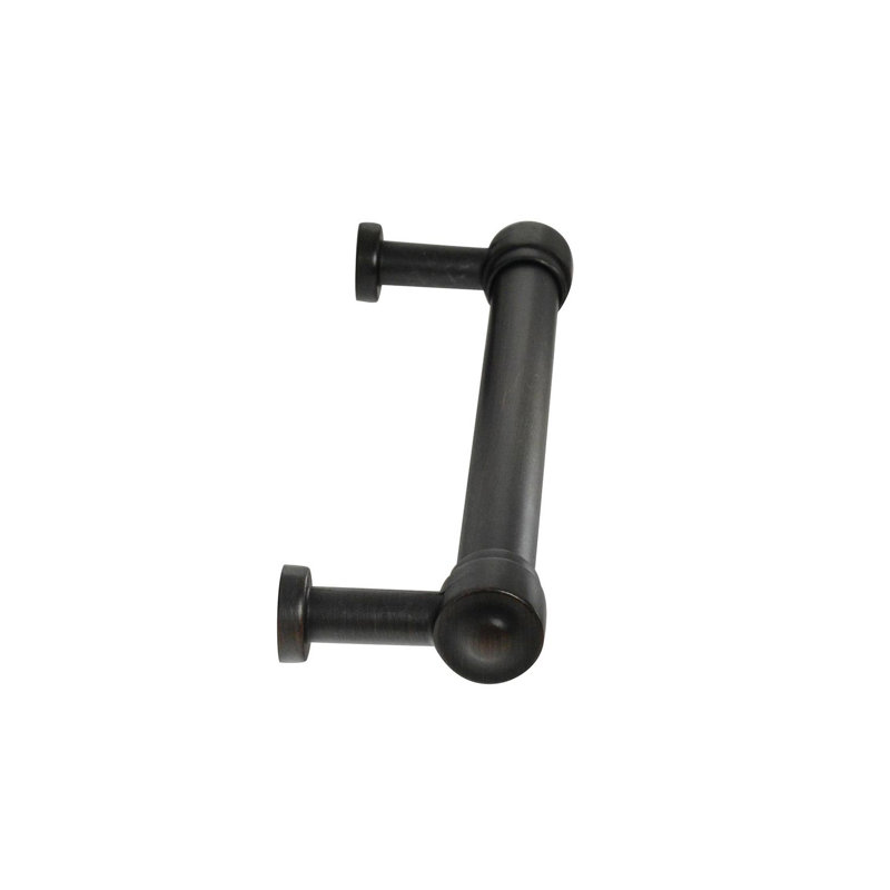 Poignée de meuble centrale 5 "Origins, Bronze huilé