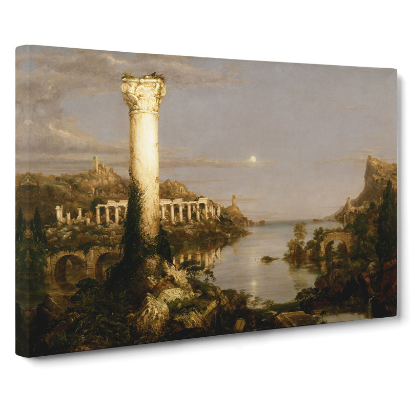 Course Of The Empire Desolation by Thomas Cole - Wrapped Canvas, 35cm H x 50cm W x 3cm D