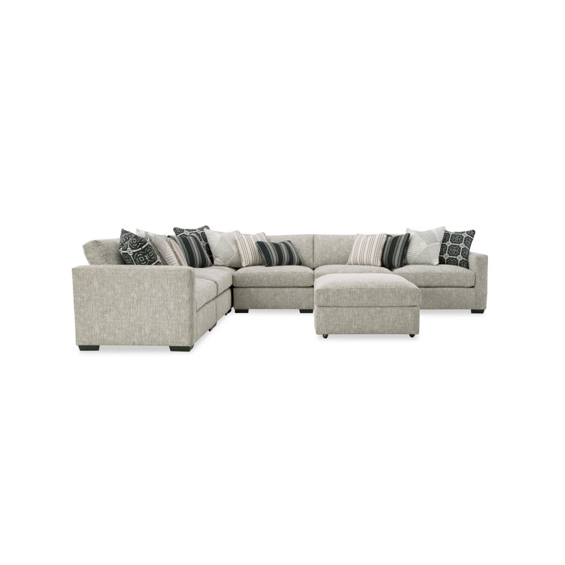 Rainier Modular Sectional, Drusky Beige Performance