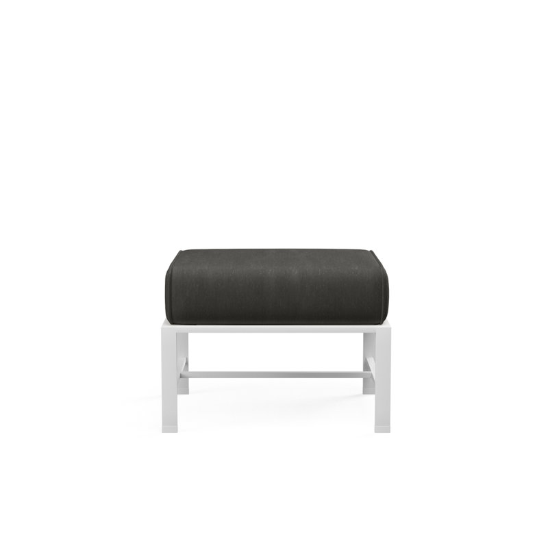 Repose-pieds Bristol avec coussins Sunbrella, Sunbrella® spectre carbone