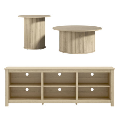Ensemble de table de salon moderne 3 pièces Farmingdale