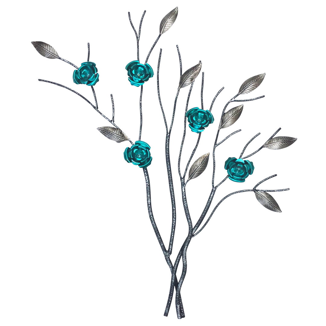 Plants & Flowers Wall Decor on Metal