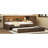 Wood Daybed With Storage Shelves, USB, LED, And Trundle