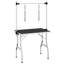 Gerwar 63'' H x 24.2'' W x 41.3'' D Stainless Steel Foldable Tabletop Grooming Table