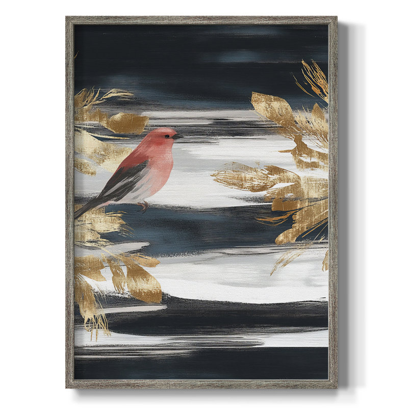 «Christmas Holiday Art» CCXXXIV, reproduction d'art encadrée - bois massif, H 21 po x l 17 po
