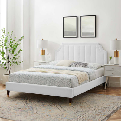 Sienna Performance Velvet Platform Bed