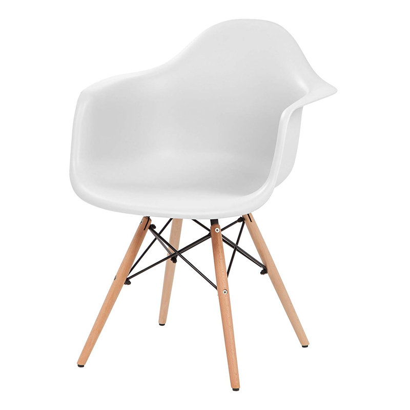Chaise d'appoint Carbone Clegg, Blanc