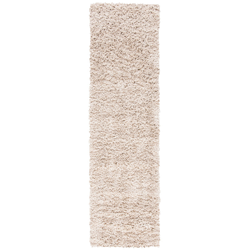 August Shag Performance Solid Color Rug, Runner 2' x 9'