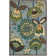 Asiha Floral Hand-Hooked Green/Blue Area Rug