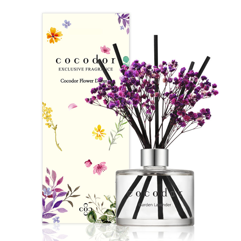 Diffuseur de fleurs Cocodor 200 ml (6,7 oz) / lavande de jardin [ensemble de 15], Jardin lavande