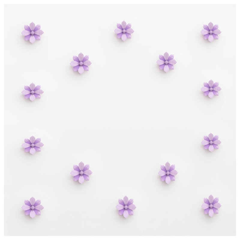 Tapis de bain lilas, L 24 po x L 17 po