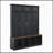 Hall Tree with 4 Hanging Hooks,Entryway Cabinet with Open Compartments-1689769049