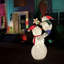 L'allée des fêtes de 6 pi Décoration de bonhomme de neige avec lumières DEL