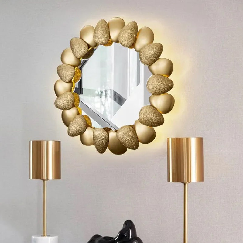 Mirrors Metal Wall Mirror, 47.25" x 23.5"