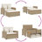 Ebern Designs Patio Sofa With Cushions 2-Seater Poly Rattan&Acacia Wood-666200312-666200317