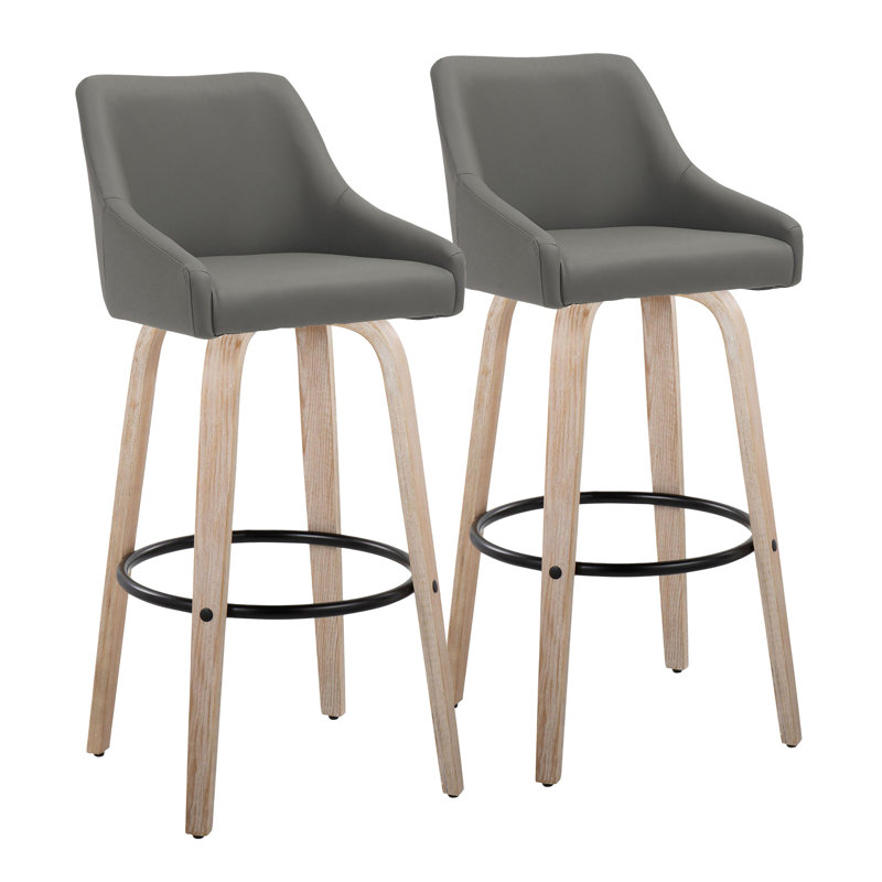 Tabouret de bar à hauteur fixe, Brun