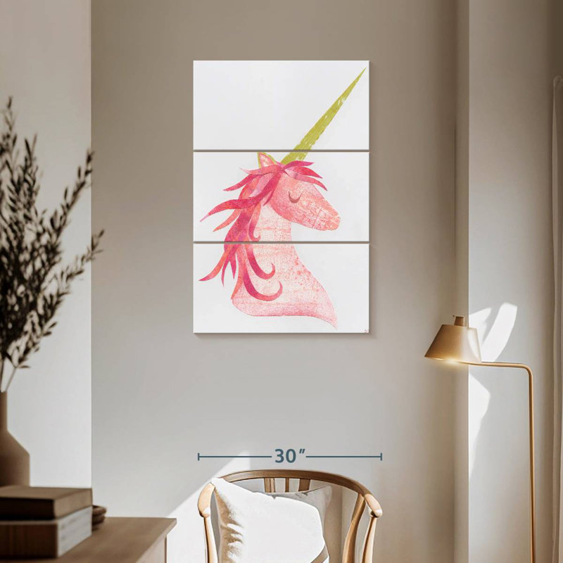 Ashelle licorne magique I, H 57 po x l 36 po