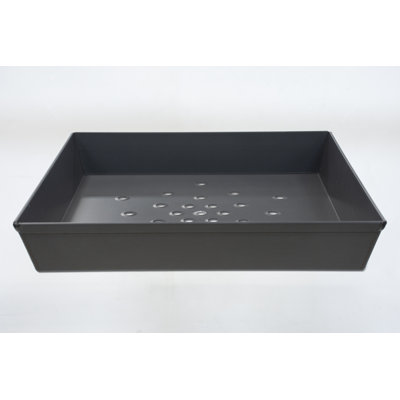 LloydPans Kitchenware Perforated Deep Dish Pizza Pan 12 Inch by 12 Inch by 2 Inch - PSTK