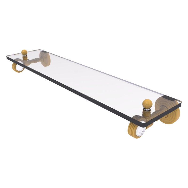 Tablette flottante Pacific Grove, H 3,2 po x l 22 po x P 5,1 po, Or espagnol