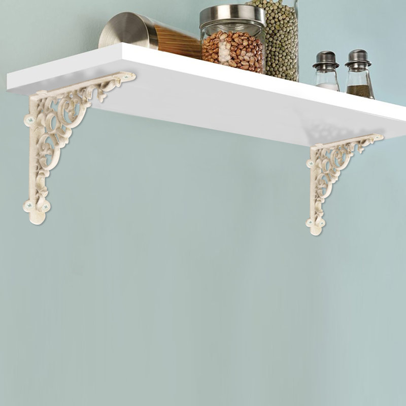 homerville Scroll Shelf Bracket, White