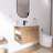Colnbrook 30" Wall Mounted Single Bathroom Vanity Set With White Ceramic Top-520808162