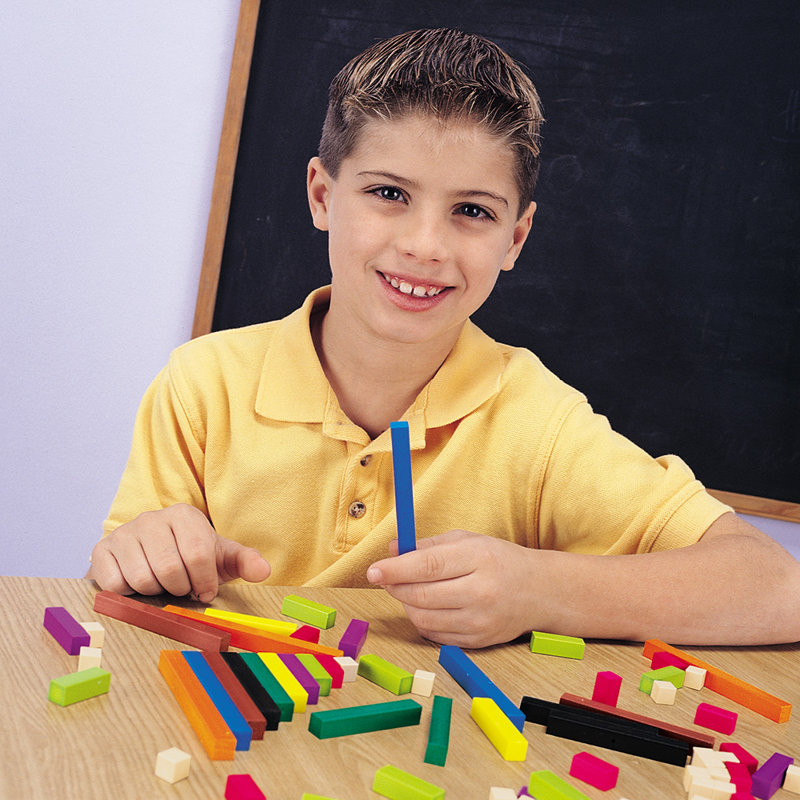 Cuisenaire tiges en plastique multi-paquet