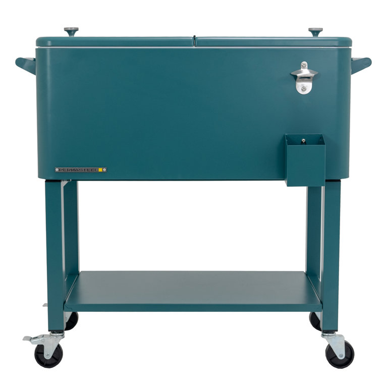 Permasteel 80-Qt Outdoor Patio Cooler with Removable Basin