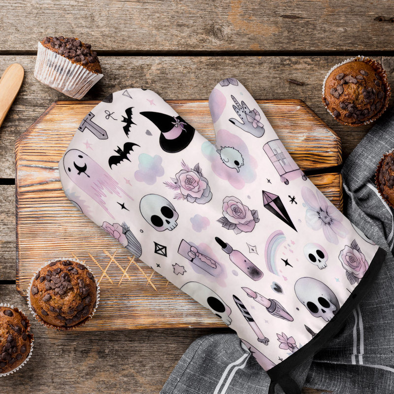 Soft Shadows Oven Mitt Cotton Twill