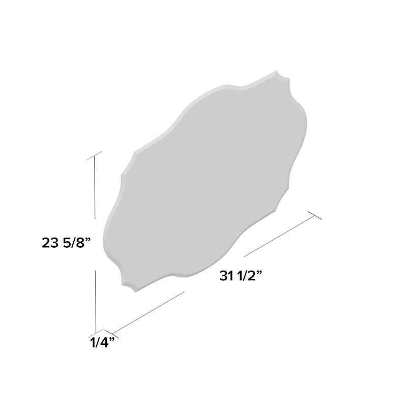 Miroir mural sans cadre Mccroy