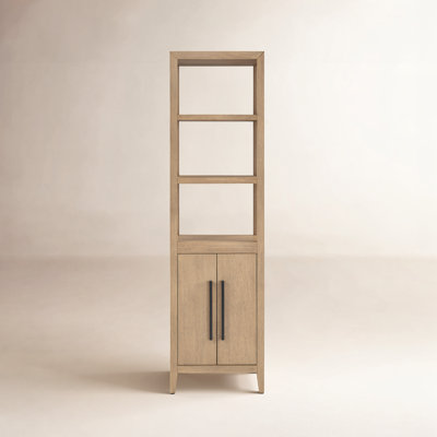 Alsup Solid Wood Linen Cabinet