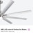 Oversized 72" Modern Smart Ceiling Fan with LED Light, Remote and Work with Tuya APP-1130906941