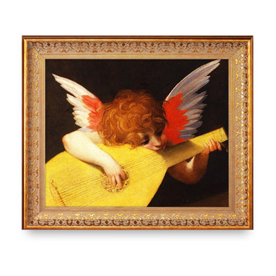 The Musical Angel by Rosso Fiorentino The World Classic Art Reproductions, Giclee Canvas Prints Wall Art for Home Decor