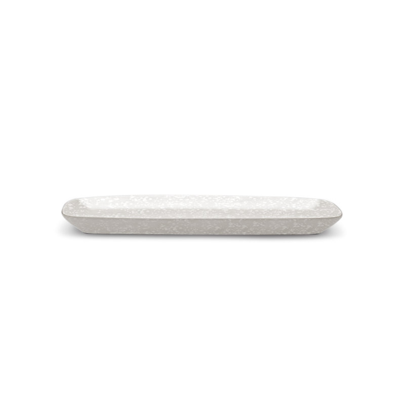 Alchimie White Platter, 17.5" L X 8" W