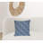 Blue 100% Cotton Greek Key Zippered Pillow