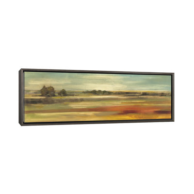 «Emerald Meadows» par Silvia Vassileva, reproduction d'art panoramique sur toile